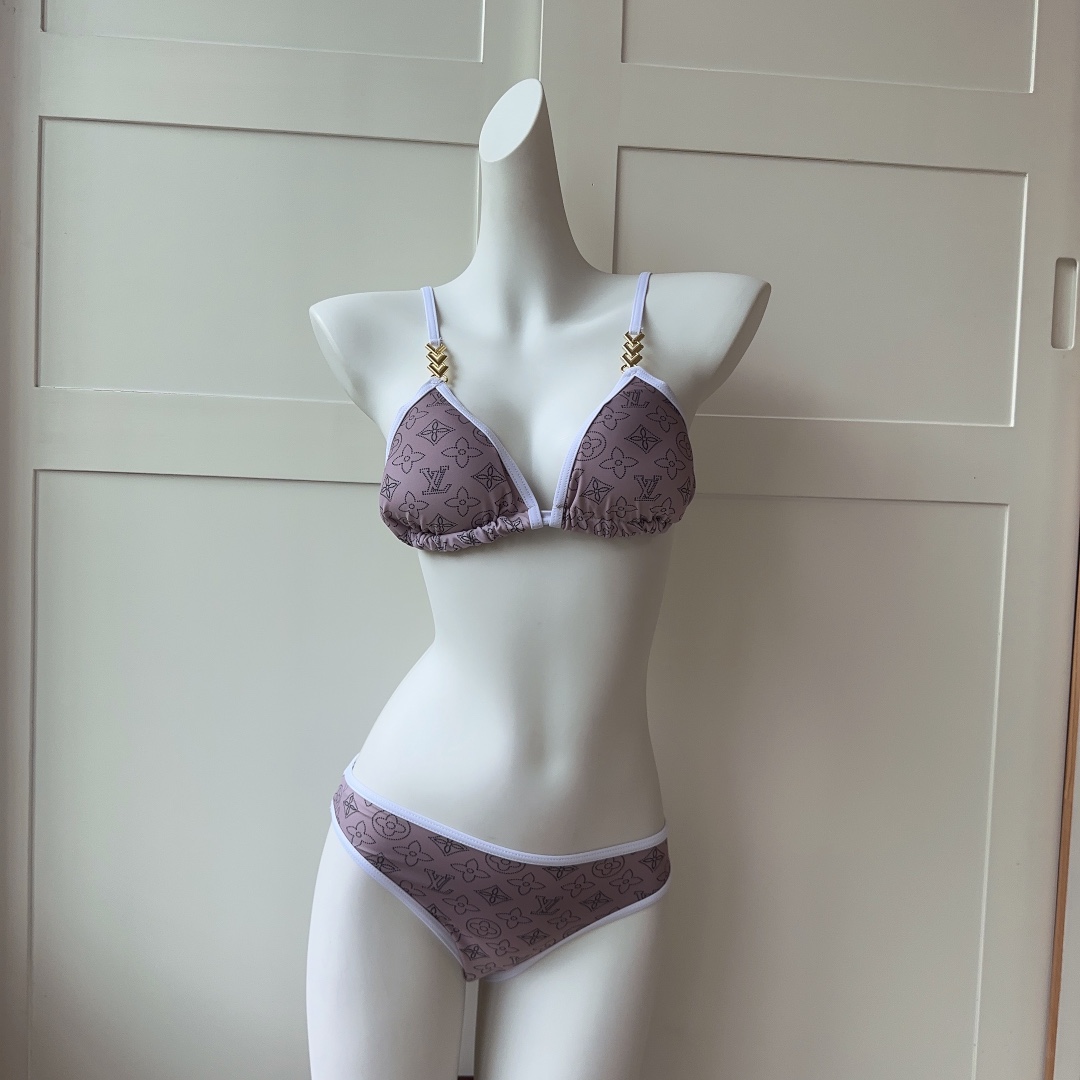[TOP] L&V Bikini - Pink - LV Louis Vuitton