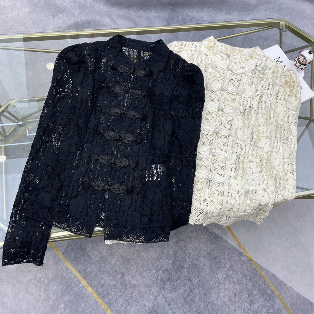 [TOP] D!or Lace Shirt - 2 Colors - Dior