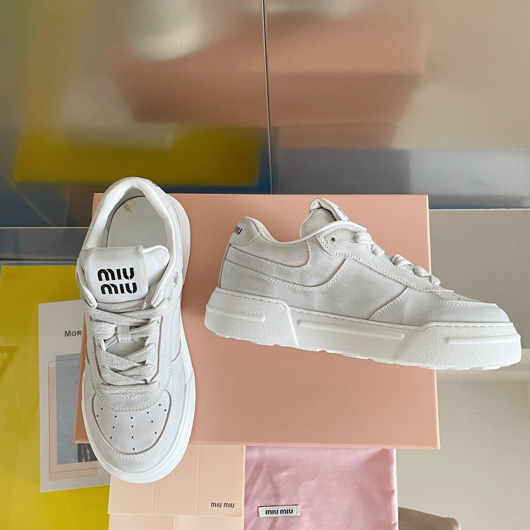 [TOP] m!u m!u Vintage Shoes Casual Sneakers - MIUMIU