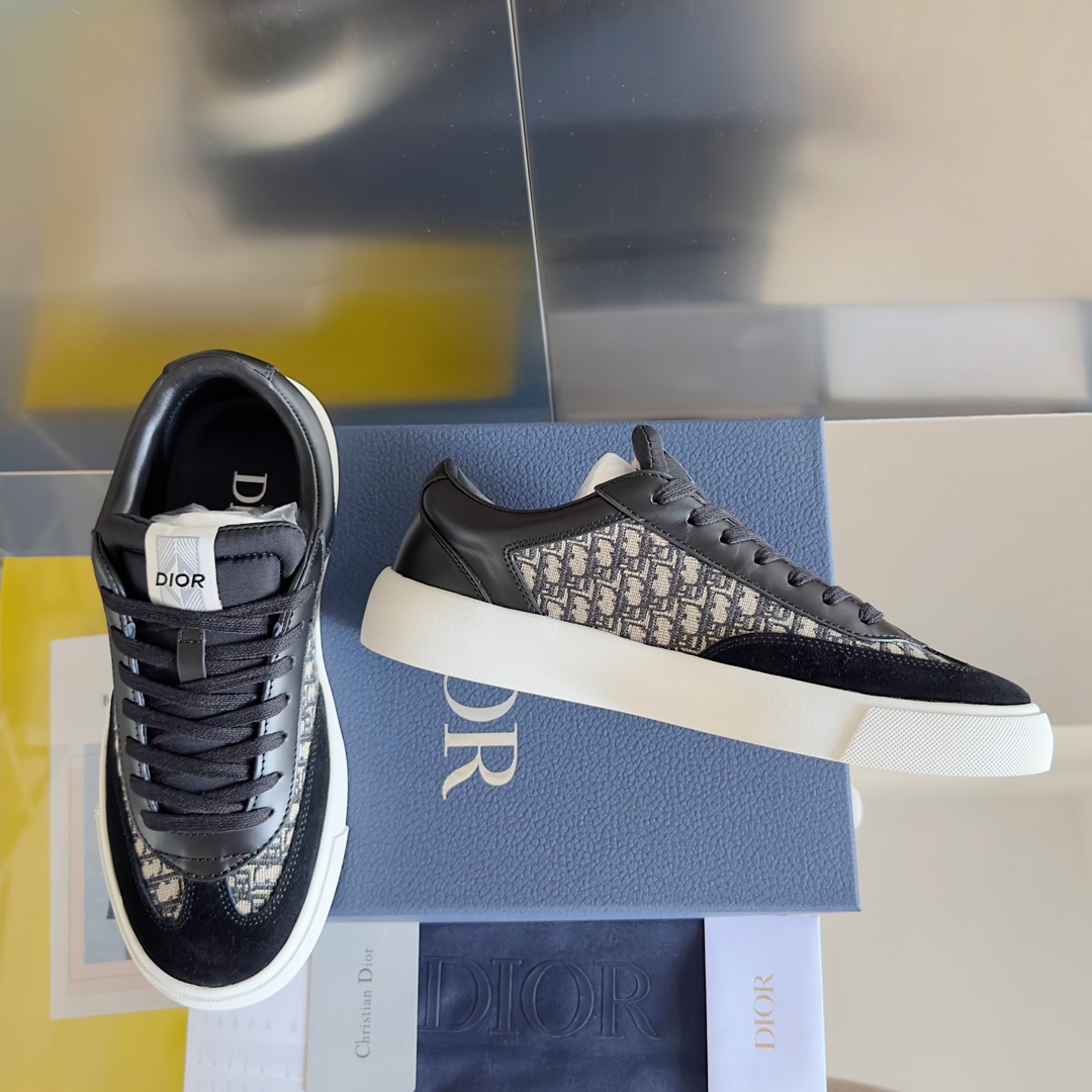 [TOP] D!or B101 Low Top Sneakers - Black - Christian Dior