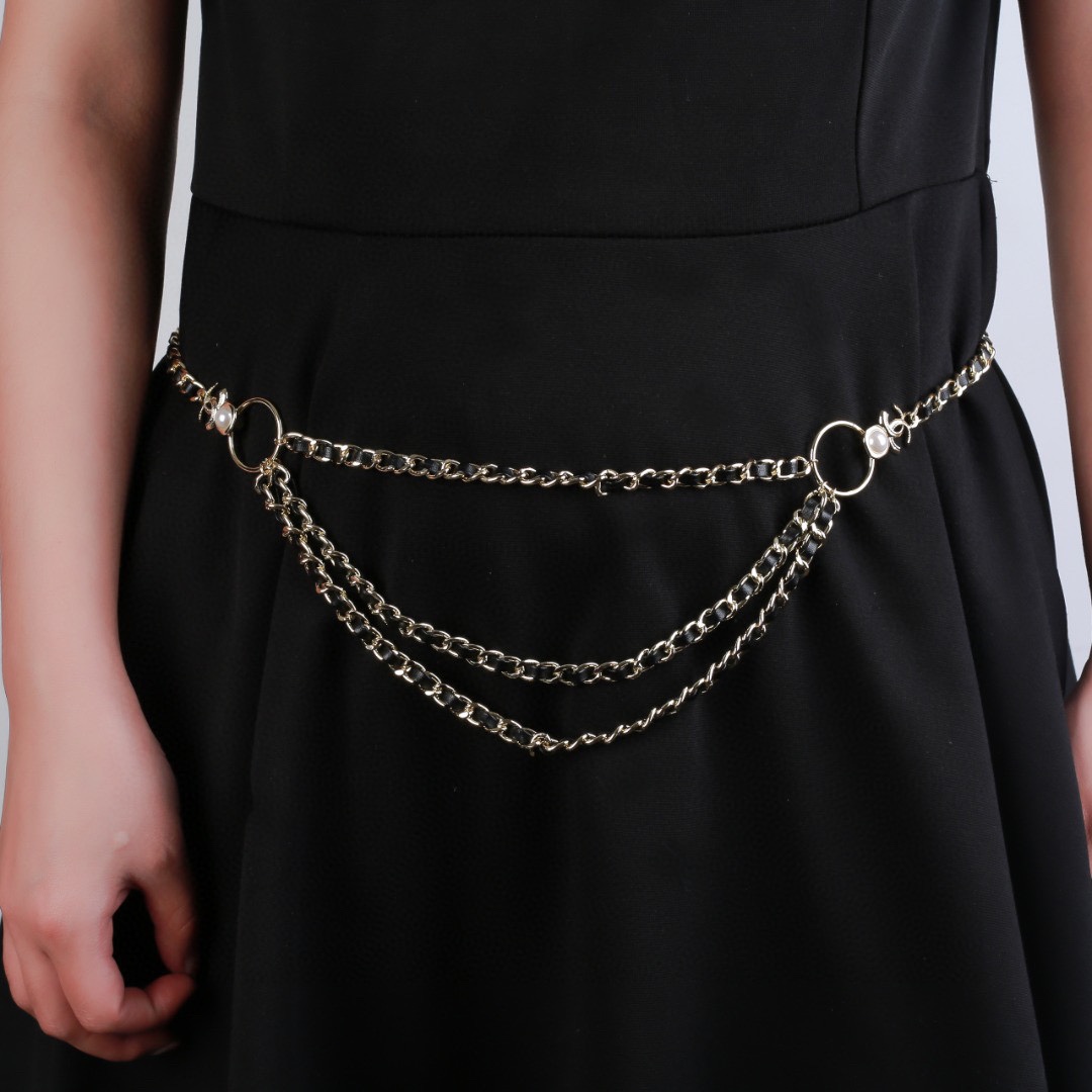 [TOP] CH@NEL Multi Layer Waist Chain  - Chanel