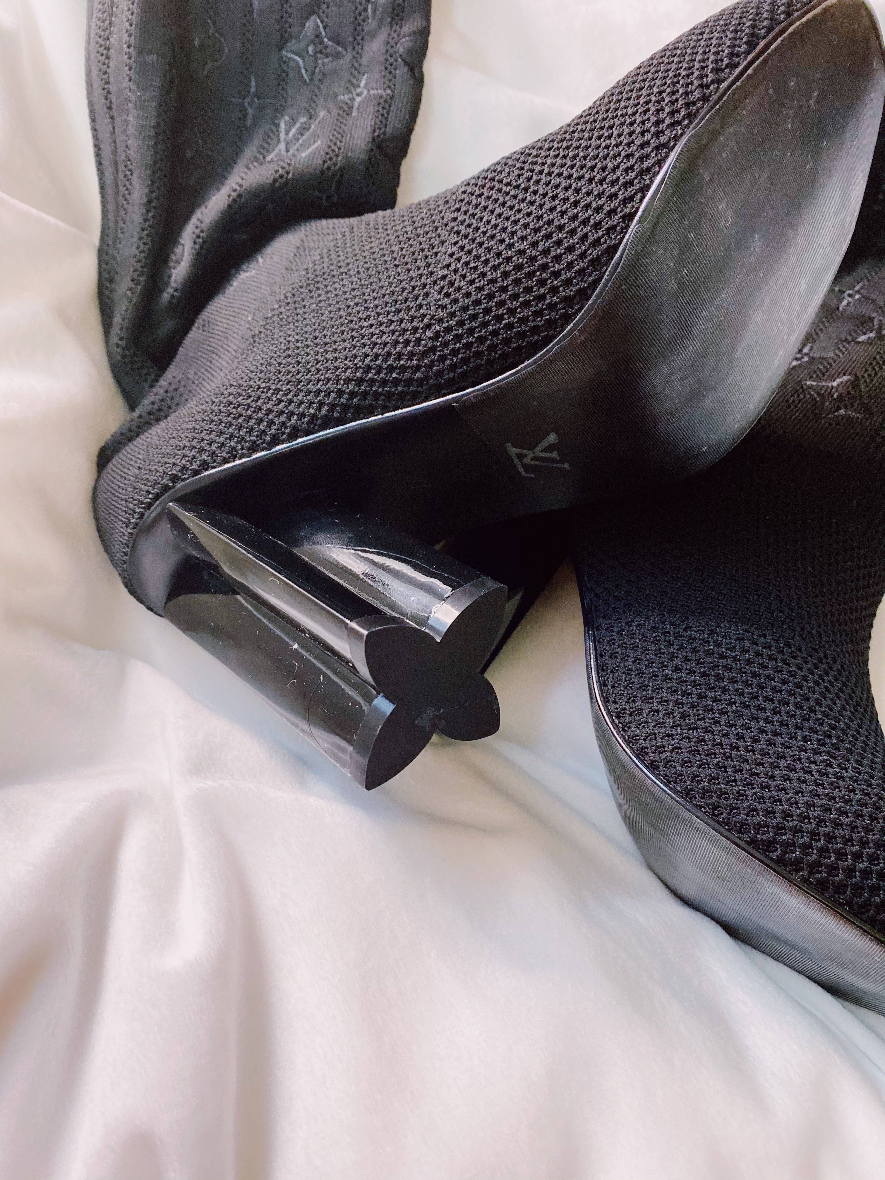 [TOP] L&V LV Tight High Knitted Sock Boots