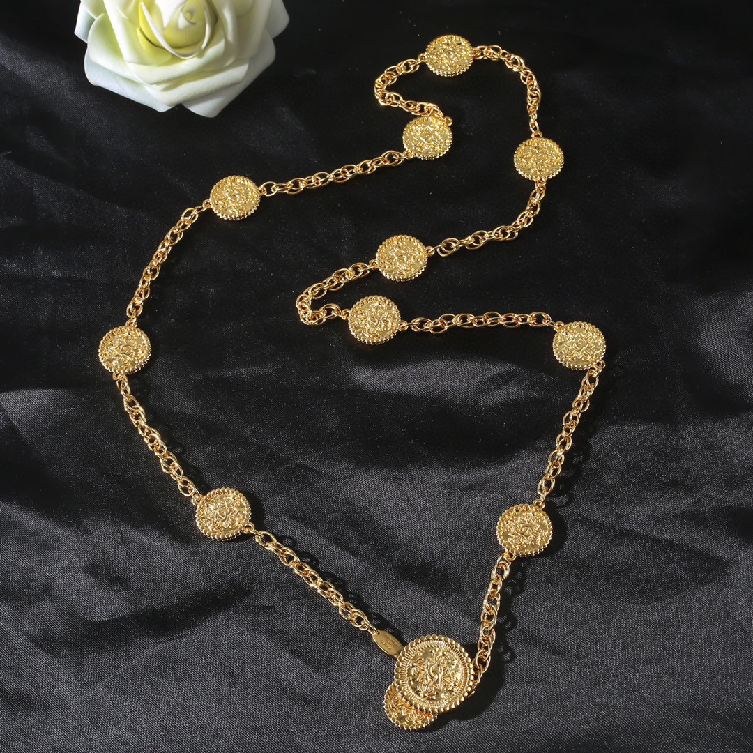 [TOP] CH@NEL Vintage Waist Chain  - Chanel