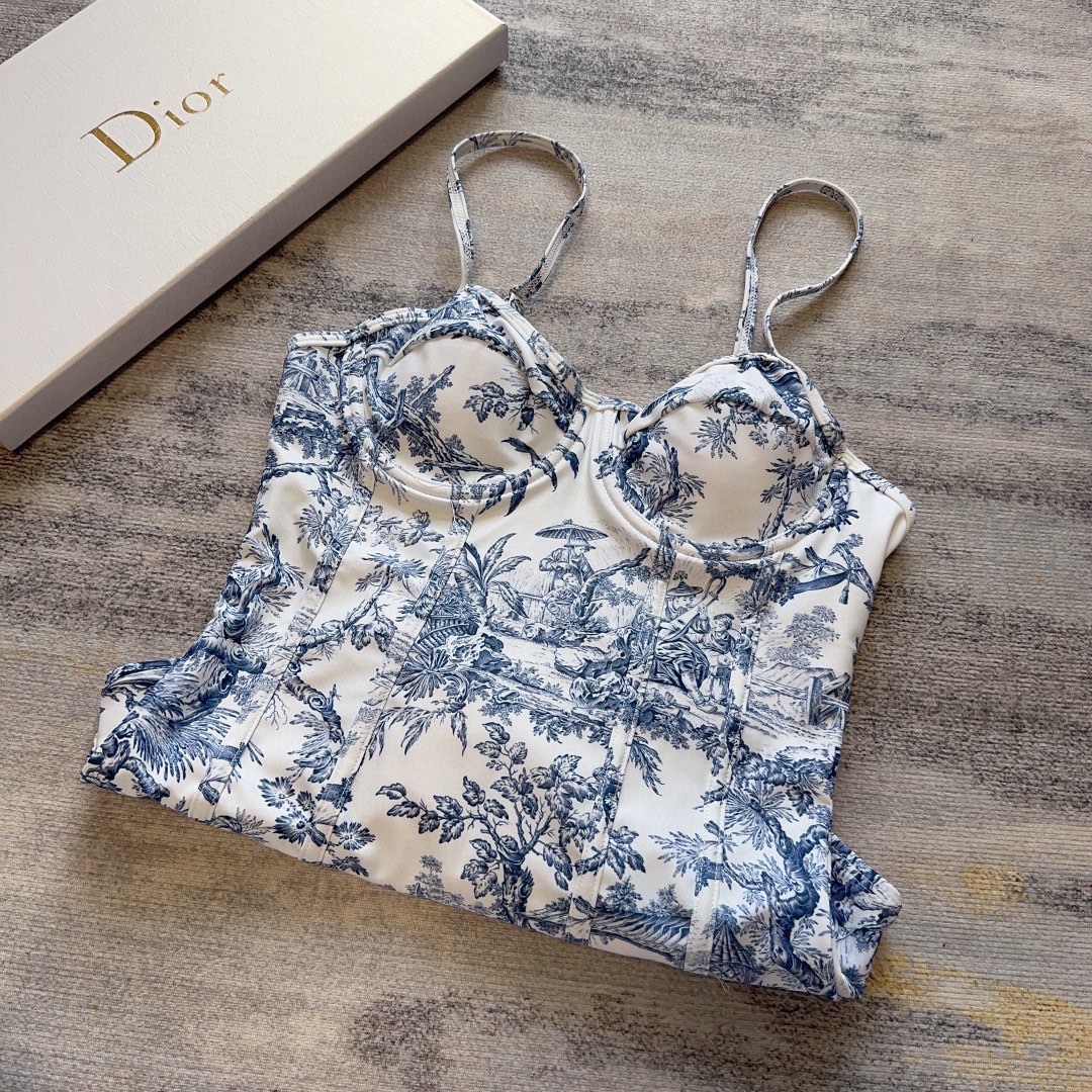 [TOP] D!or Swimsuit Bikini - Blue - Christian Dior