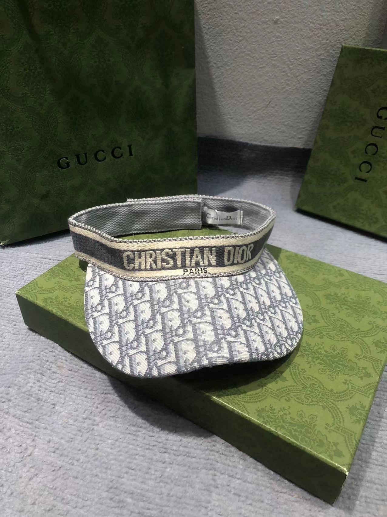 [TOP] D!or Sun Cap - 2 Color - Christian Dior