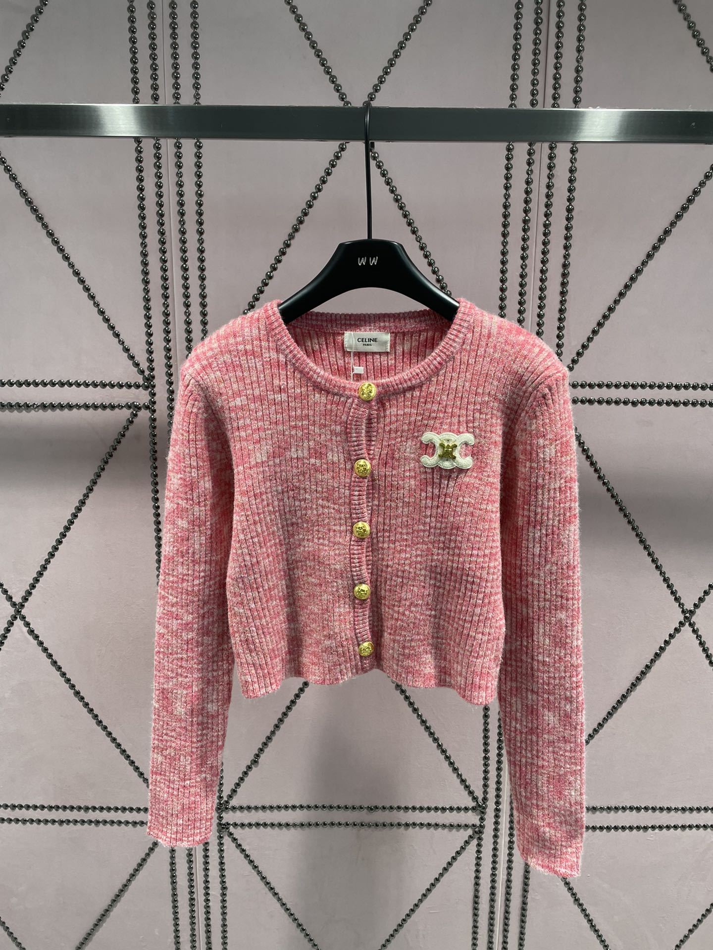 [TOP] CLINE Colorful Yarn Woven Soft Tweed Cardigan - 3 Colors - Celine