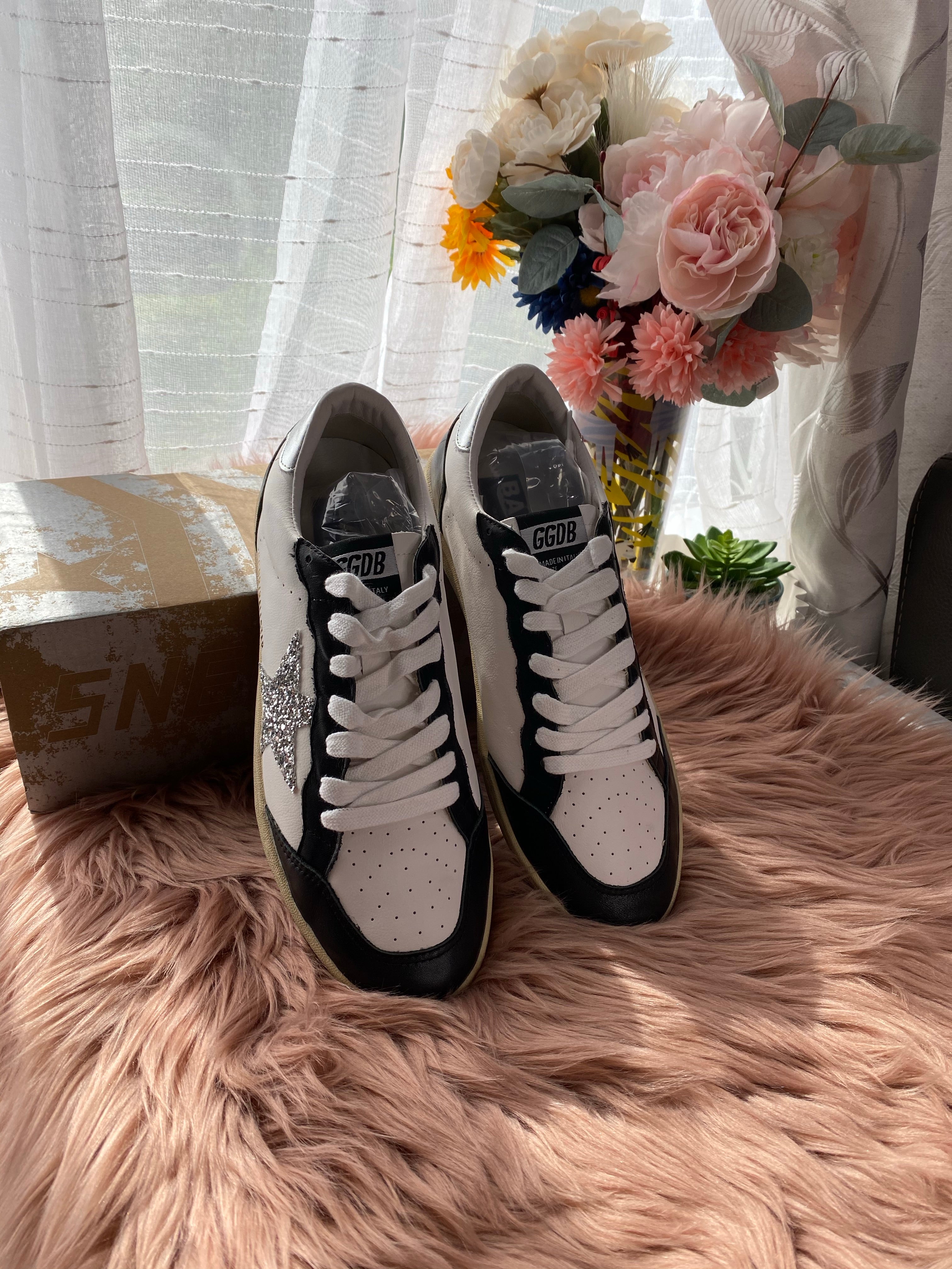 [TOP] GUCC! GGDB Ball Star Glittery Star - Black and Silver Star - Gucci