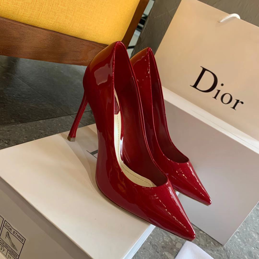 [TOP] D!or Patent Leather High heel - Red - Christian Dior