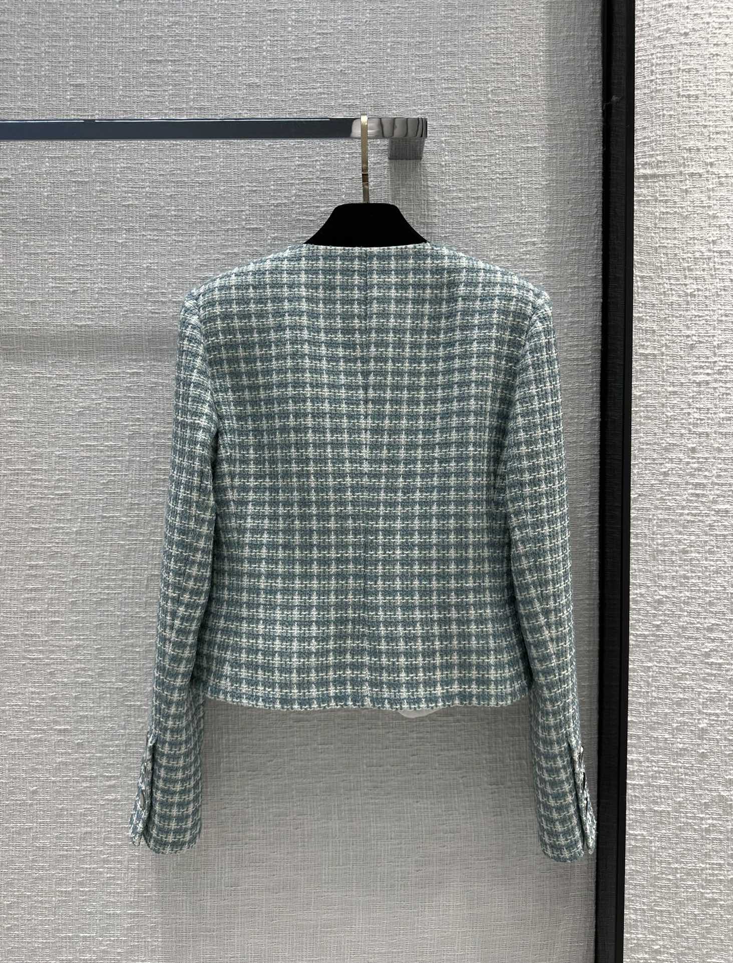 [TOP] CH@NEL Tweed Jacket - Green -  Chanel