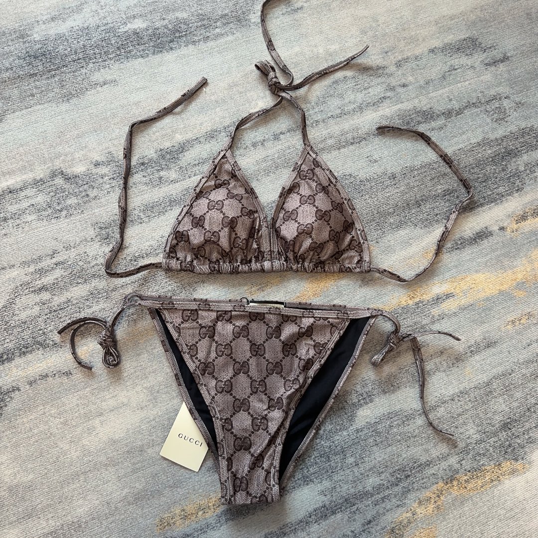 [TOP] GUCC! Bikini - Brown - Gucci