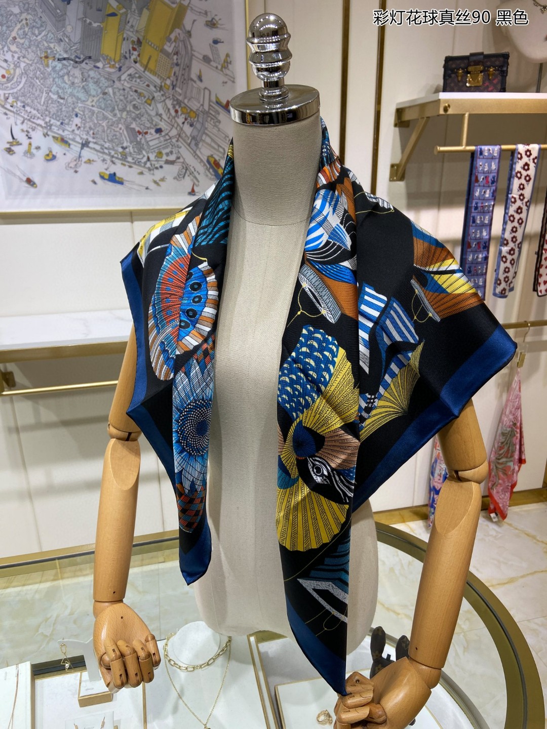 [TOP] HRMES Silk Square Scarf - 2 Color - Hermes