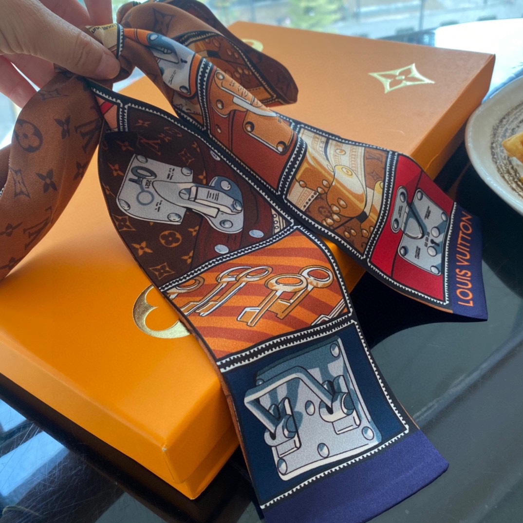 [TOP] L&V L*V Tie Scarf - LV Louis Vuitton