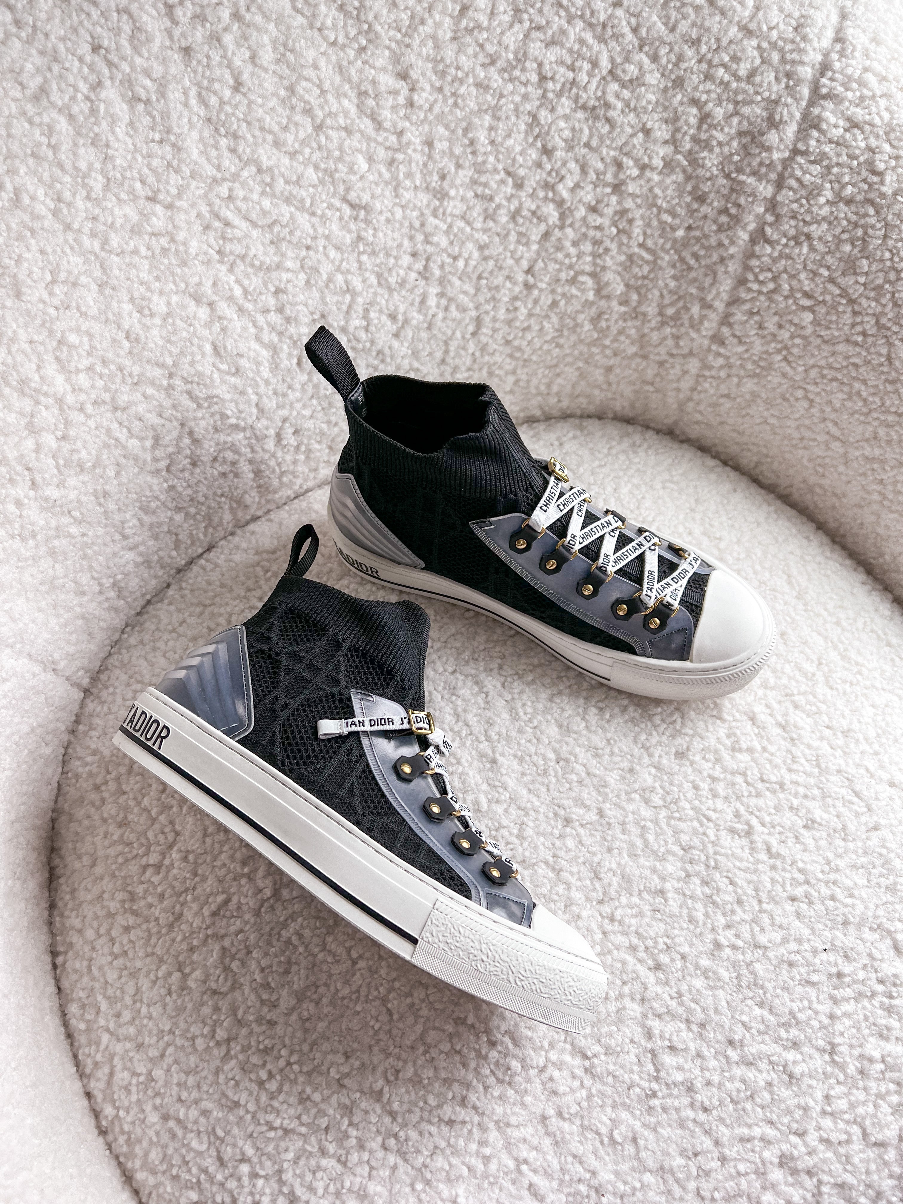 [TOP] D!or Walk’n’Sneaker Cannage Technical Mesh - Black - Christian Dior