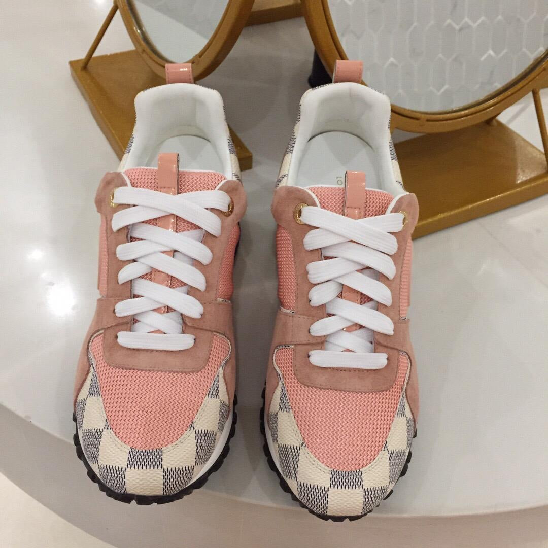 [TOP] L&V LV Sneakers Sneakers Suede, Leather Pink, Multicolor - LV Louis Vuitton