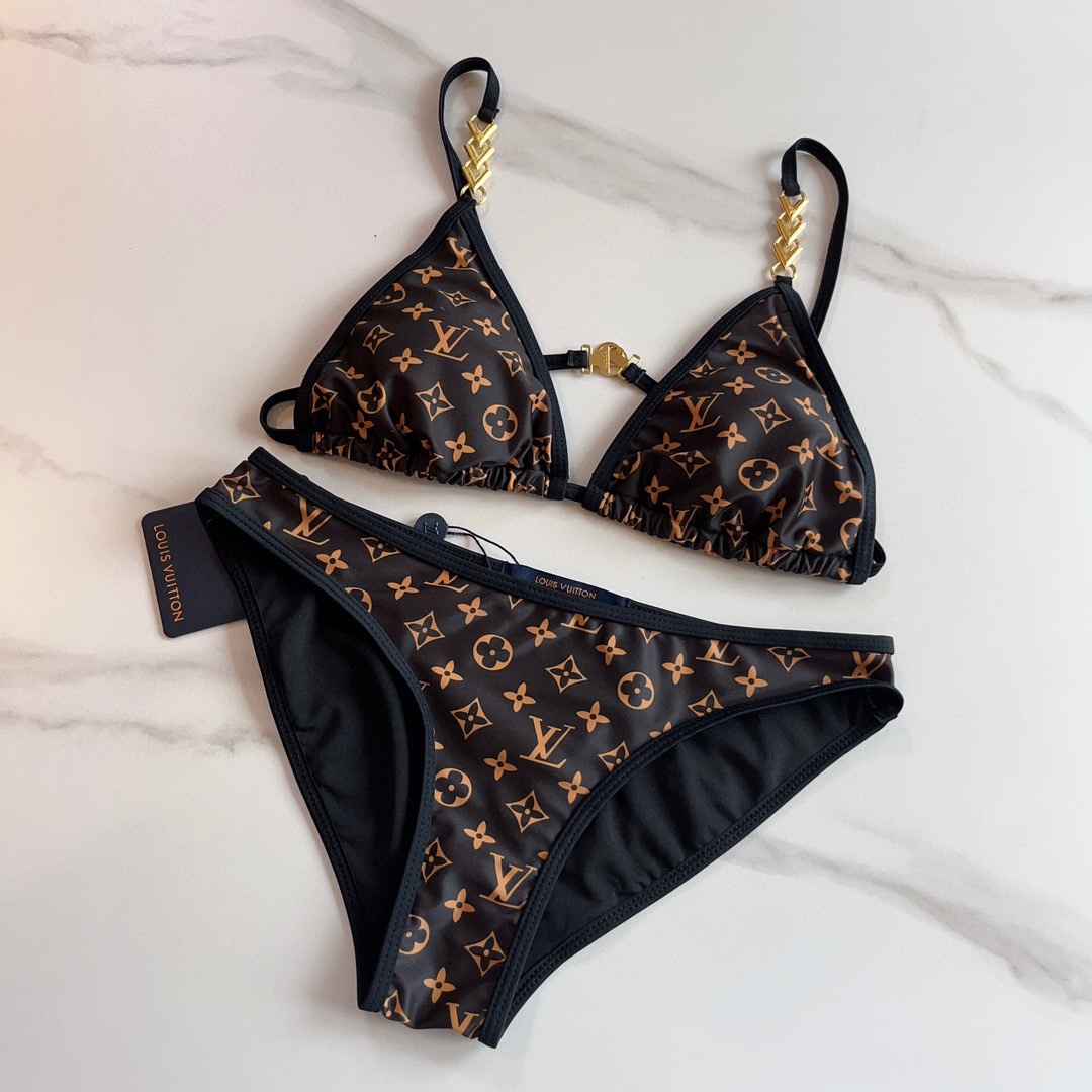 [TOP] L&V Classic Logo Bikini LV Louis Vuitton