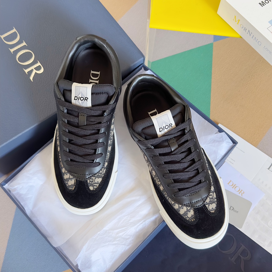 [TOP] D!or B101 Low Top Sneakers - Black - Christian Dior