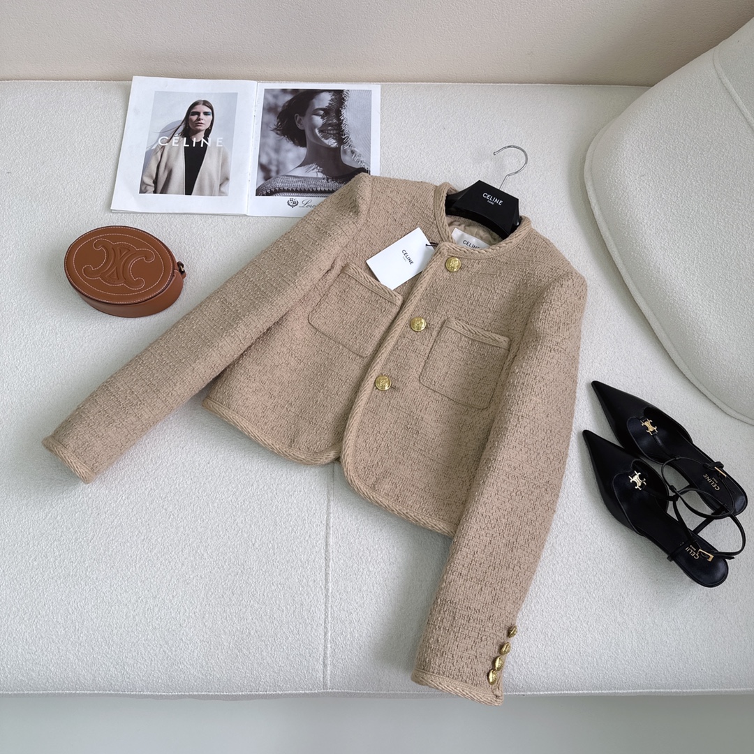 [TOP] CLINE 23Ss Striped Jacket - Celine