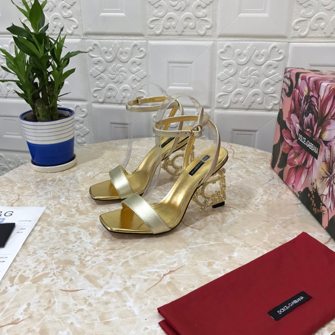 [TOP] D^G Crystal Logo Heels Pumps - 11 Colours (20% Off Only Last Two Days) - D&G Dolce & Gabbana