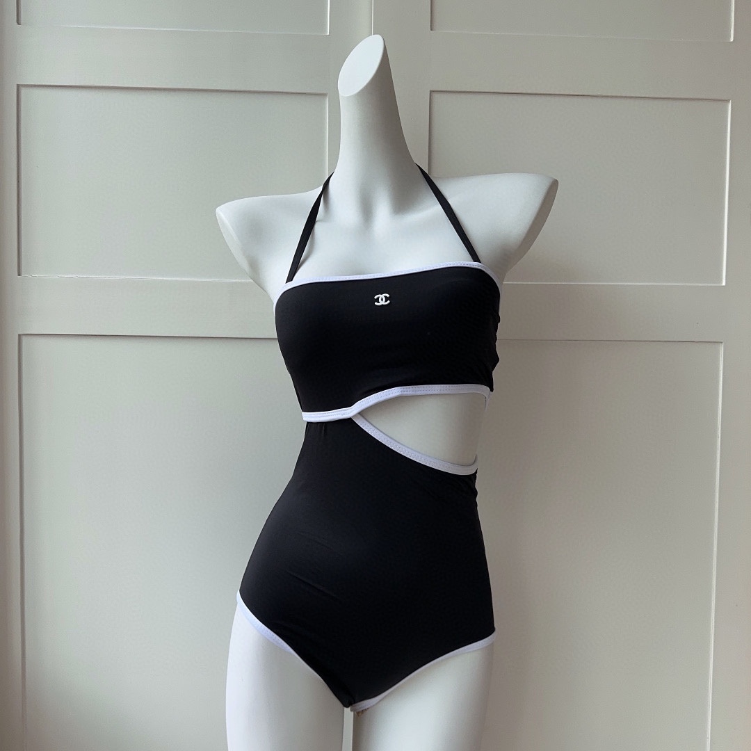 [TOP] CH@NEL Swimsuit - Black - Chanel