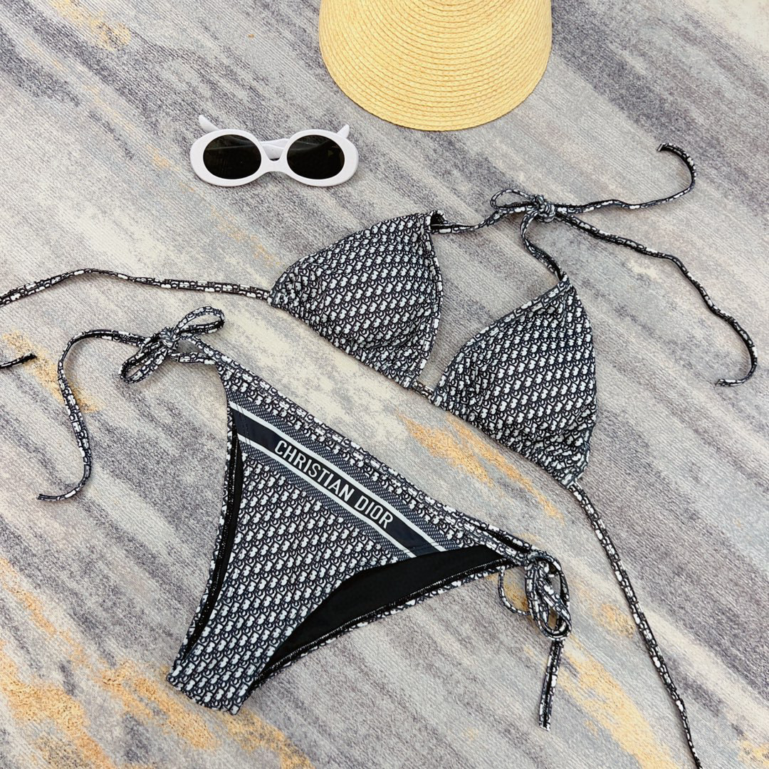[TOP] D!or Bikini - Pink/Black - Christian Dior