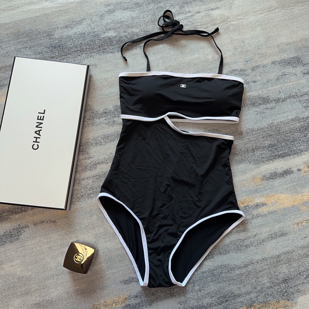 [TOP] CH@NEL Swimsuit - Black - Chanel
