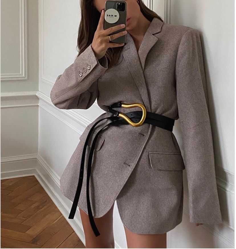 [TOP] B&V B*V Horsebit Belt - Black