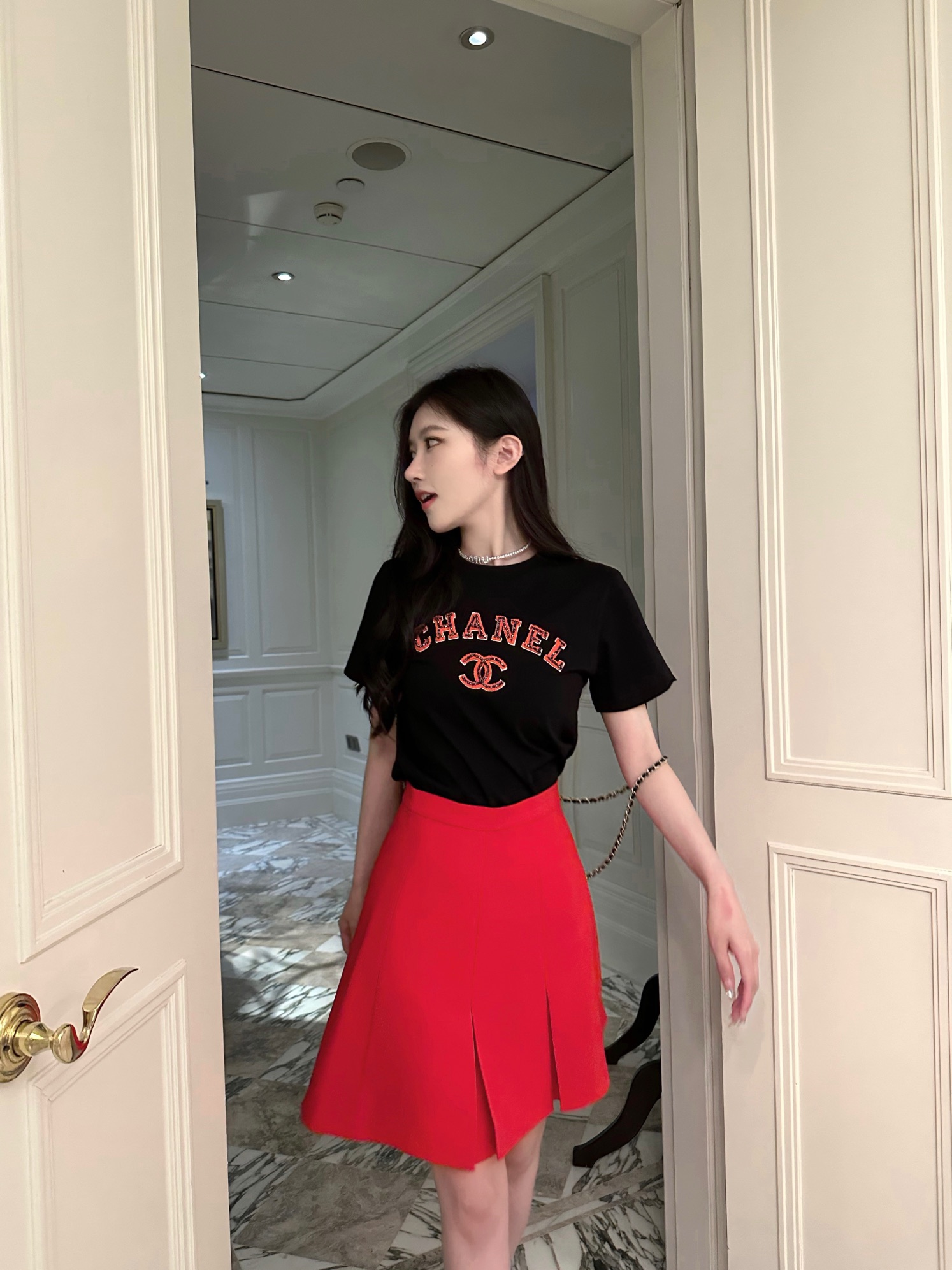 [TOP] CH@NEL T-Shirt - 2 Color - Chanel