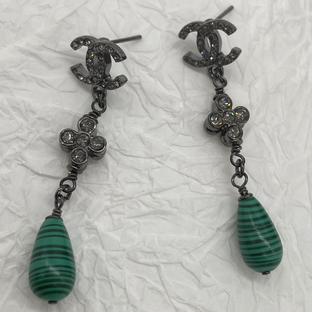 [TOP] CH@NEL Vintage Dounble C Earring - Chanel