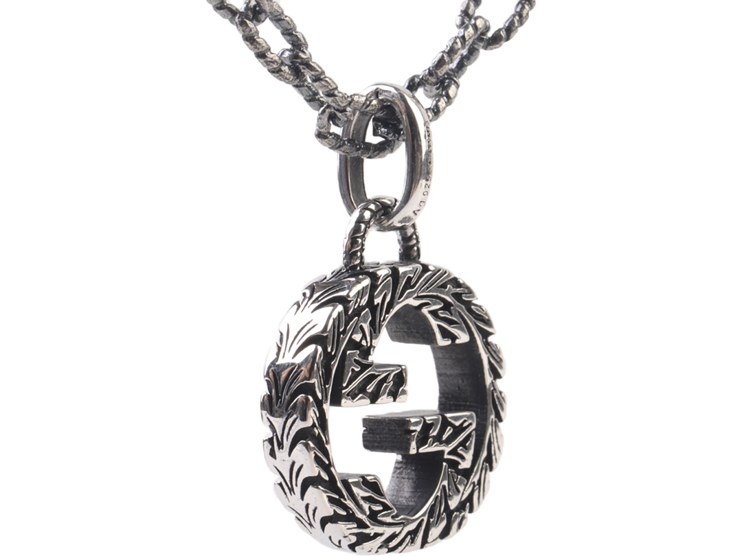 [TOP] GUCC! Interlocking Double G Vintage Necklace - Gucci