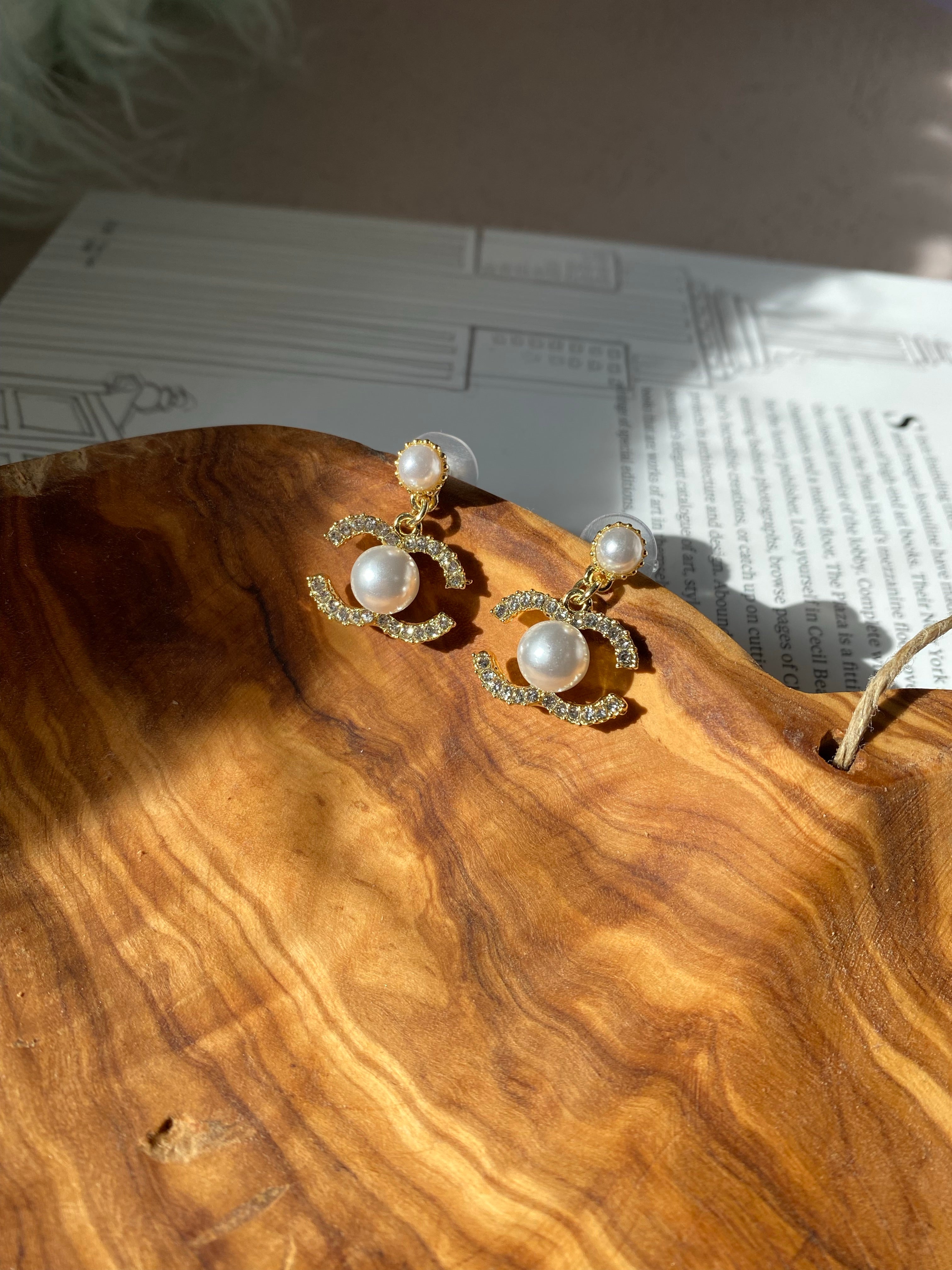 [TOP] CH@NEL Dangle Earrings - Chanel