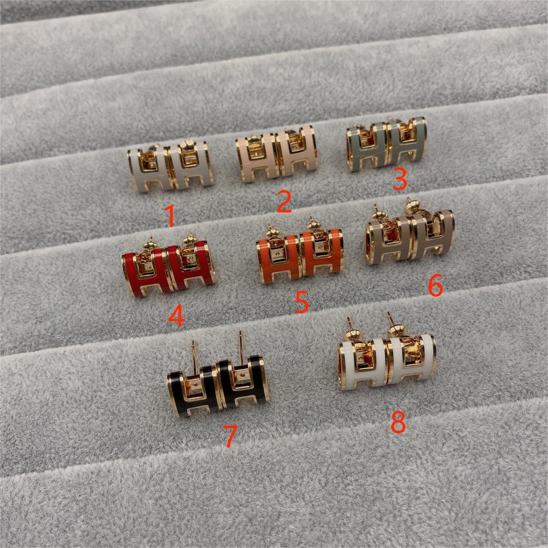 [TOP] HRMES H Earrings - Hermes