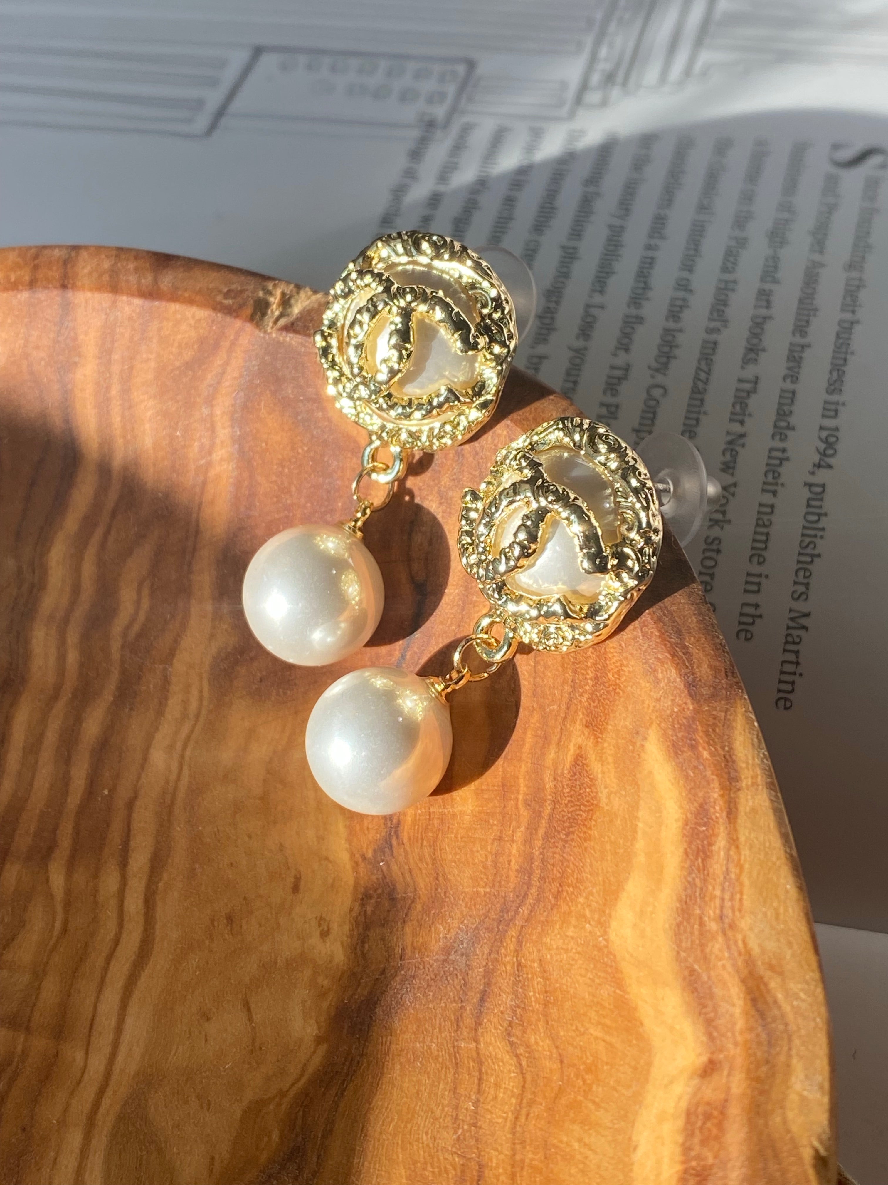 [TOP] CH@NEL Dangle Earrings - Chanel