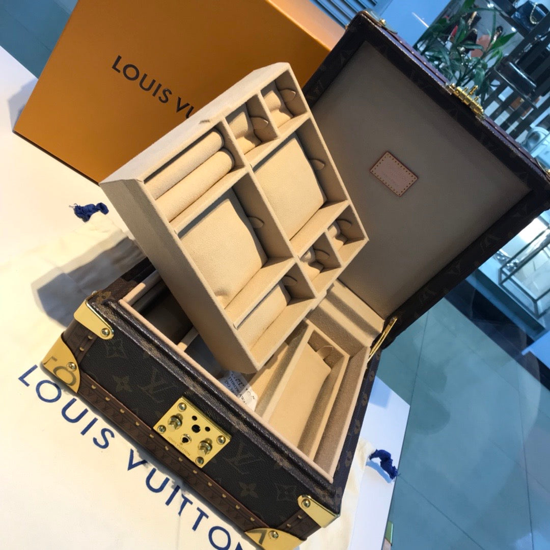 [TOP] L&V Jewelry Box - Tan - LV Louis Vuitton