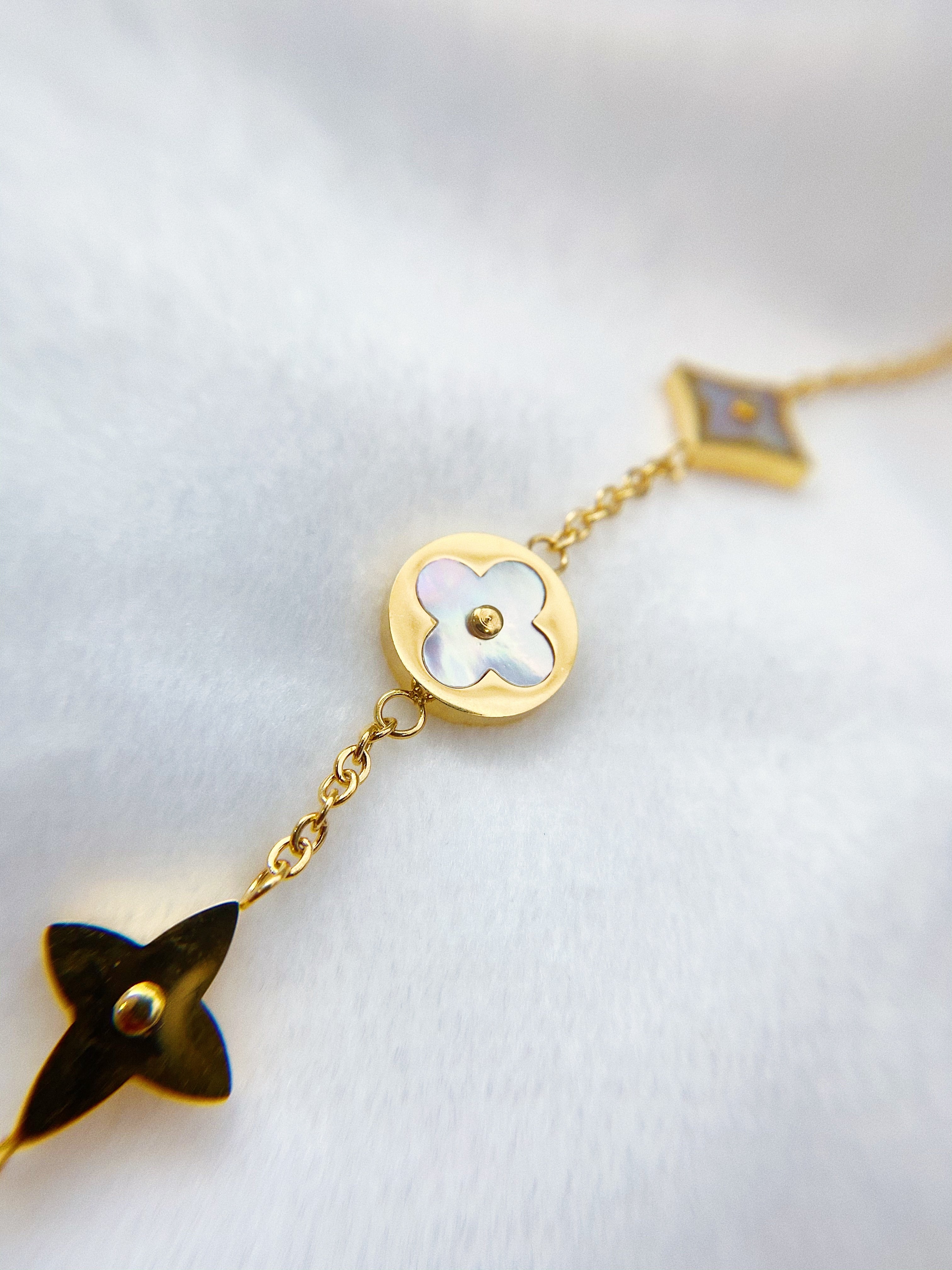 [TOP] L&V Flower Blossom Bracelet - LV Louis Vuitton