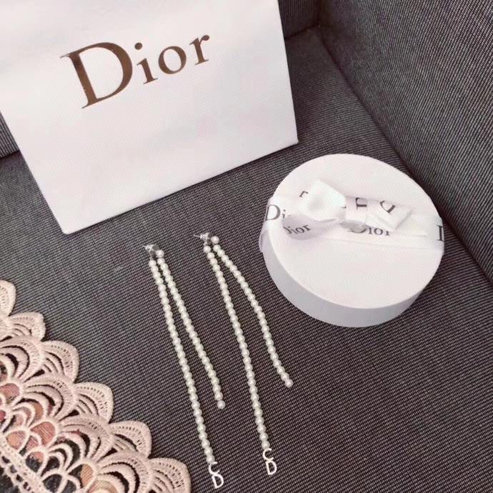 [TOP] D!or Tassel Pearl earrings Christian Dior