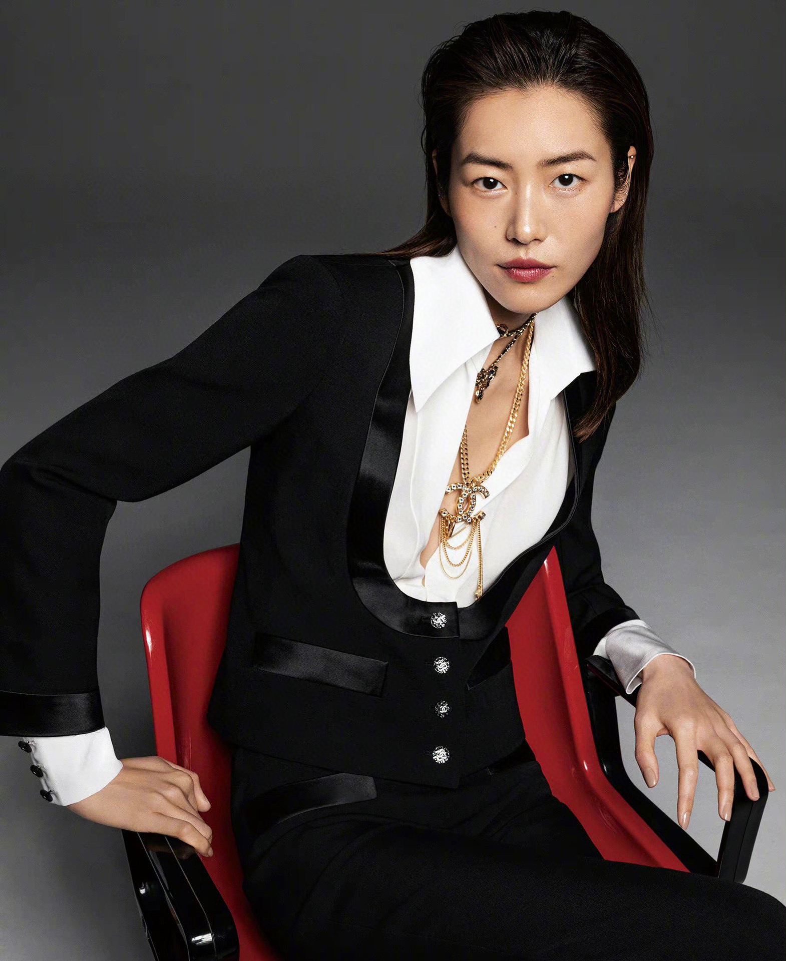 [TOP] CH@NEL Vintage Long Necklace - Chanel