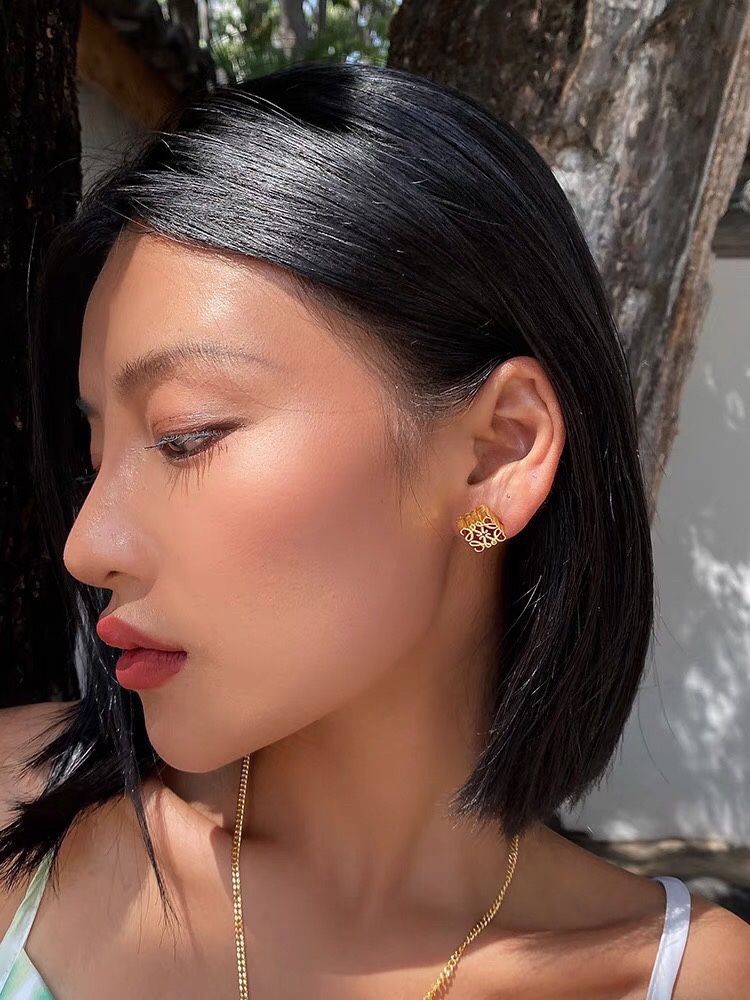 [TOP] LOEW LOGO Earrings - LOEWE