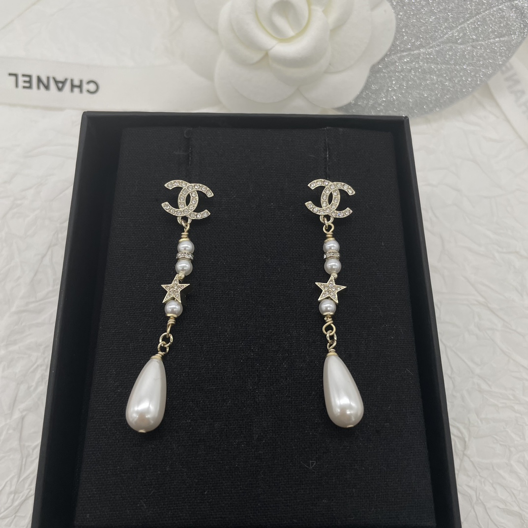 [TOP] CH@NEL Vintage Dounble C Earring - Chanel