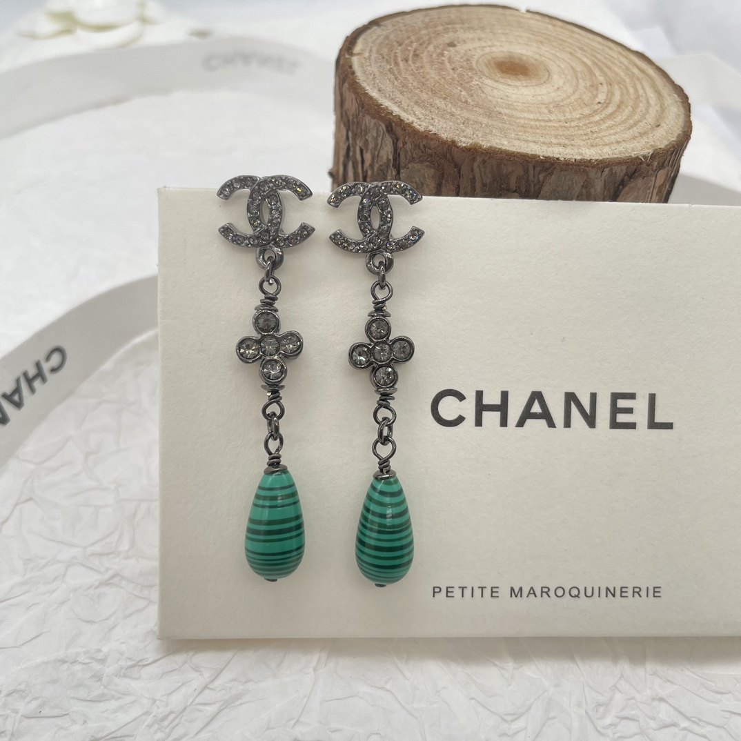 [TOP] CH@NEL Vintage Dounble C Earring - Chanel