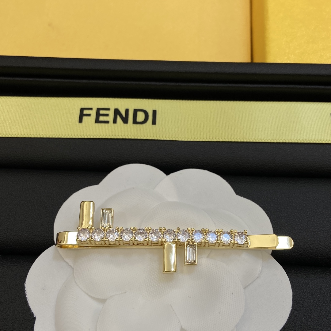 [TOP] FNDI Fndi FF Motif Hairclips - Fendi