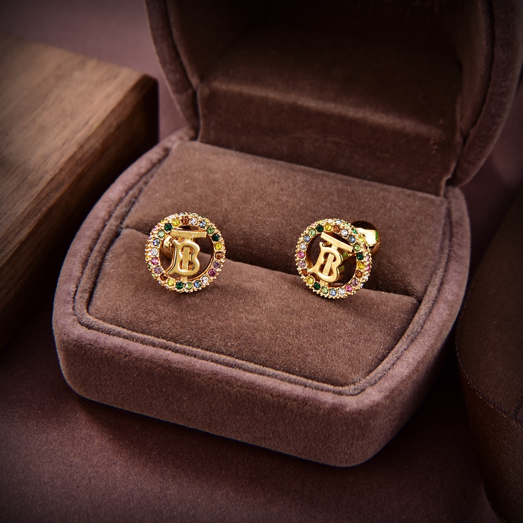 [TOP] BURBRRY Earrings - Gold - BURBERRY