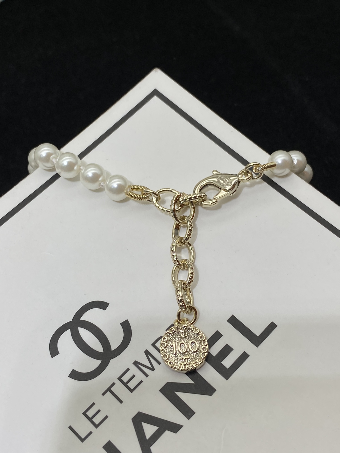 [TOP] CH@NEL Layering Pearl Necklace - Chanel