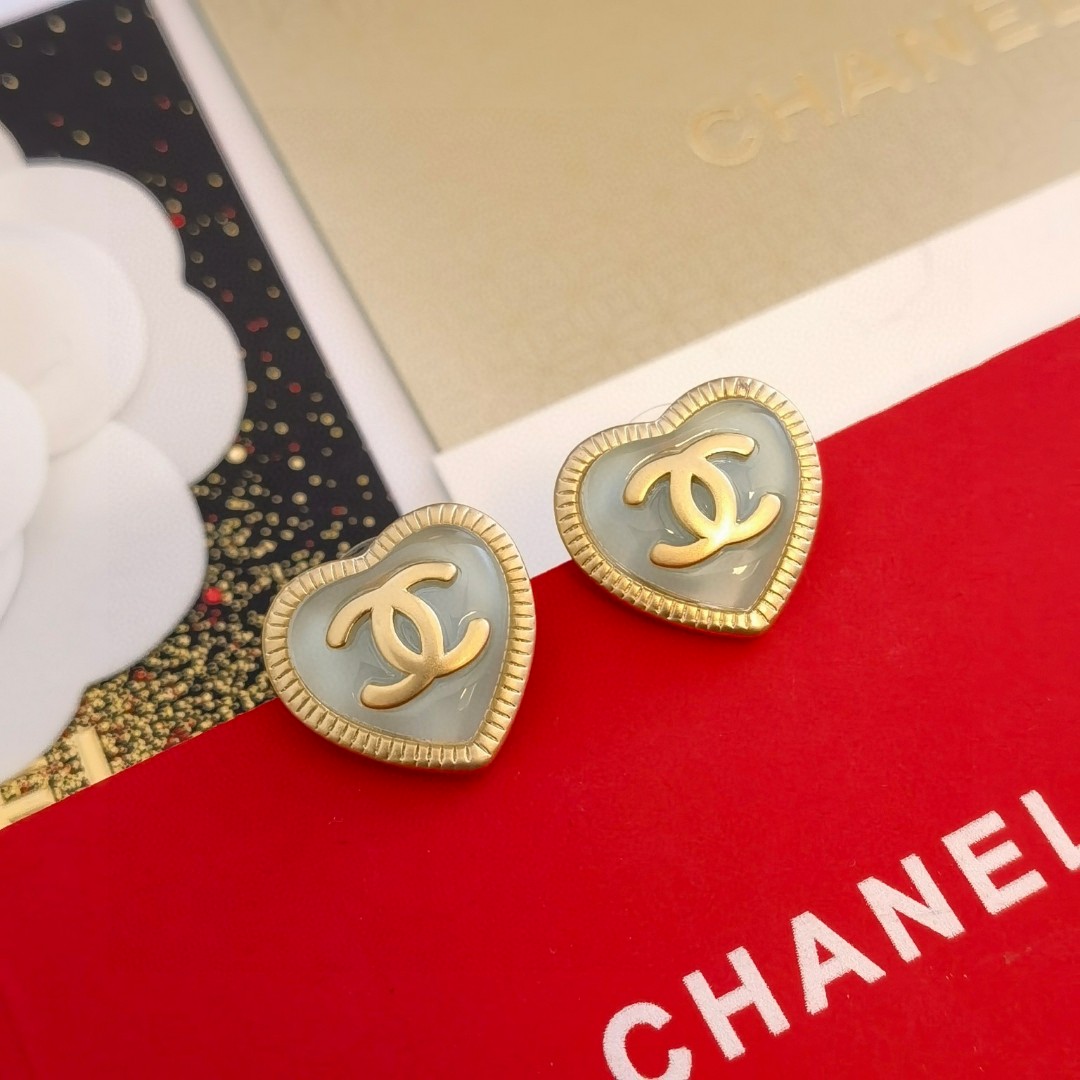 [TOP] CH@NEL Double C Earrings - Gold - Chanel