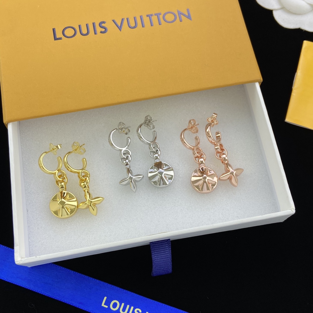 [TOP] L&V Blossom Earrings - LV Louis Vuitton