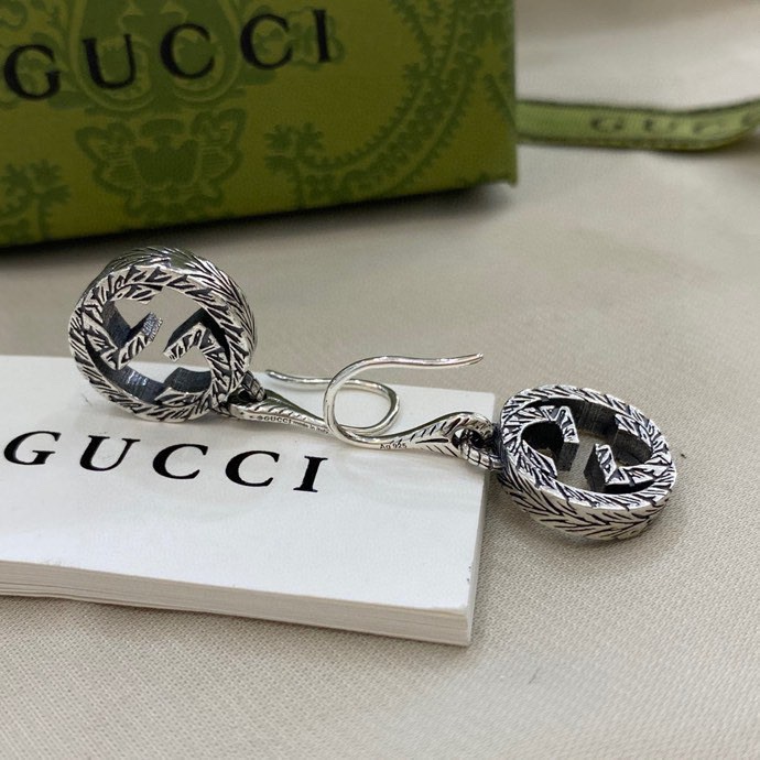 [TOP] GUCC! Interlocking Double G Vintage Drop Earrings - Gucci