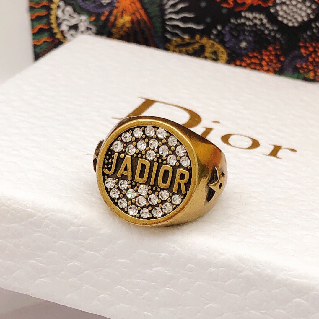 [TOP] D!or Diamonds Rings - Brass - Christian Dior