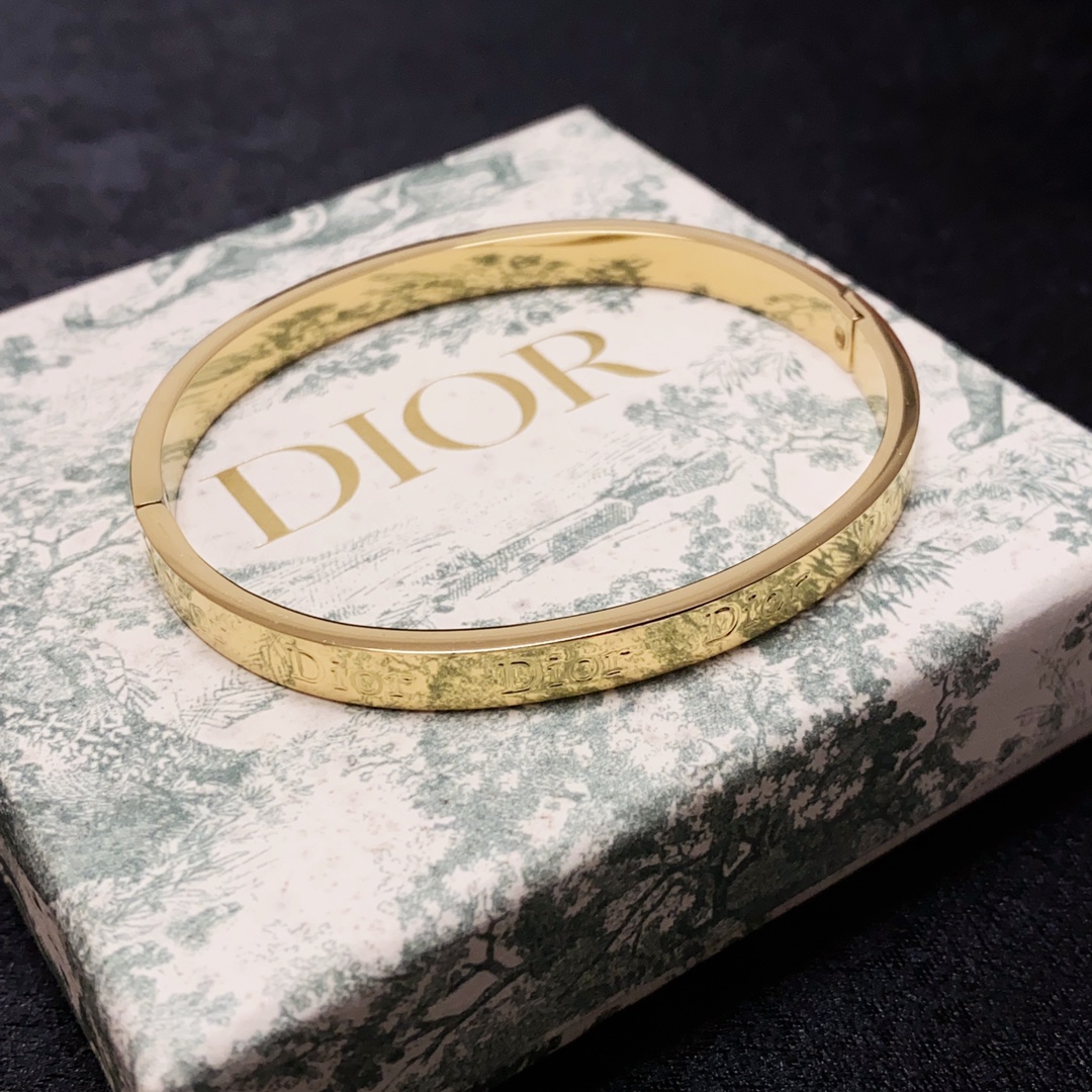 [TOP] D!or Logo Bracelet - 2 Colors - Christian Dior
