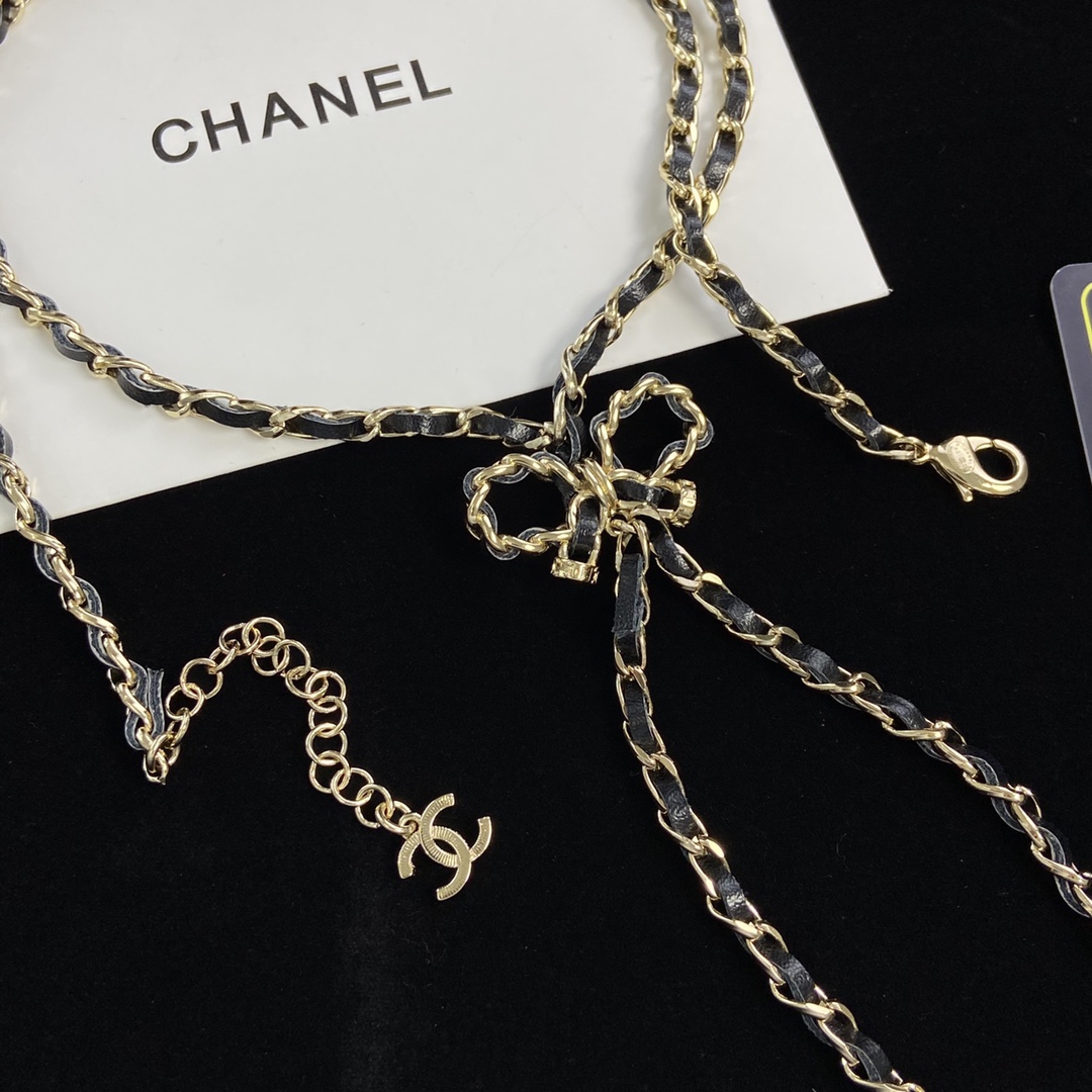 [TOP] CH@NEL Sweater Chain Necklace - Chanel