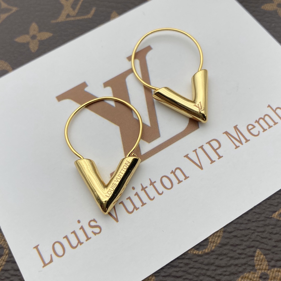 [TOP] L&V LV Volt Earrings - LV Louis Vuitton