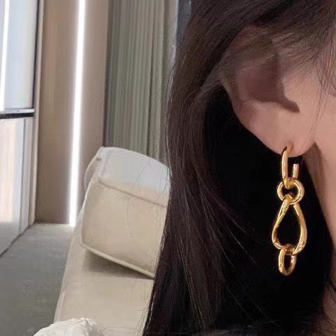 [TOP] LOEW Earrings - Gold - LOEWE